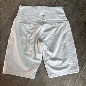 lululemon athletica Women's Bright White Bike Shorts